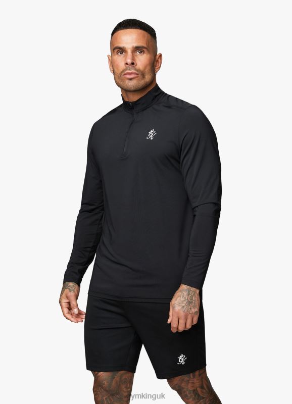 Gym King 365 Poly Funnel Black Men Clothing J2PFB195