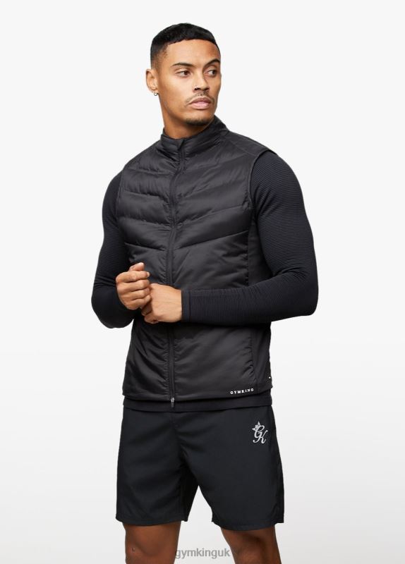 Gym King Fundamental Gilet Black Men Clothing J2PFB304