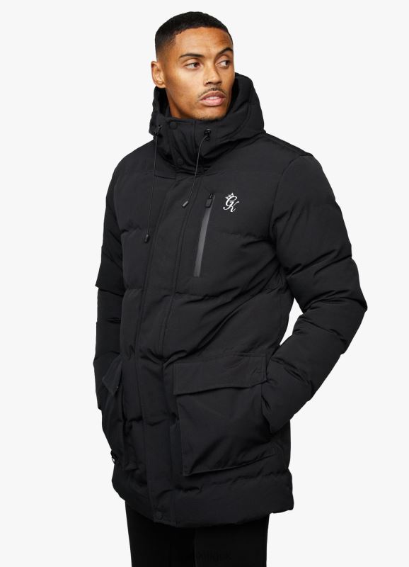 Gym King Ice Tech Puffer Black Men Clothing J2PFB311