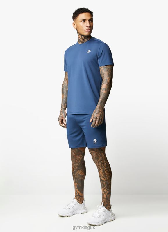 Gym King 365 Short Moonlight Blue Men Clothing J2PFB140