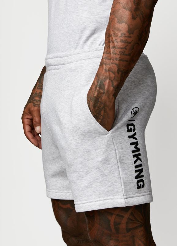 Gym King Aventus Short Snow Marl Men Clothing J2PFB101