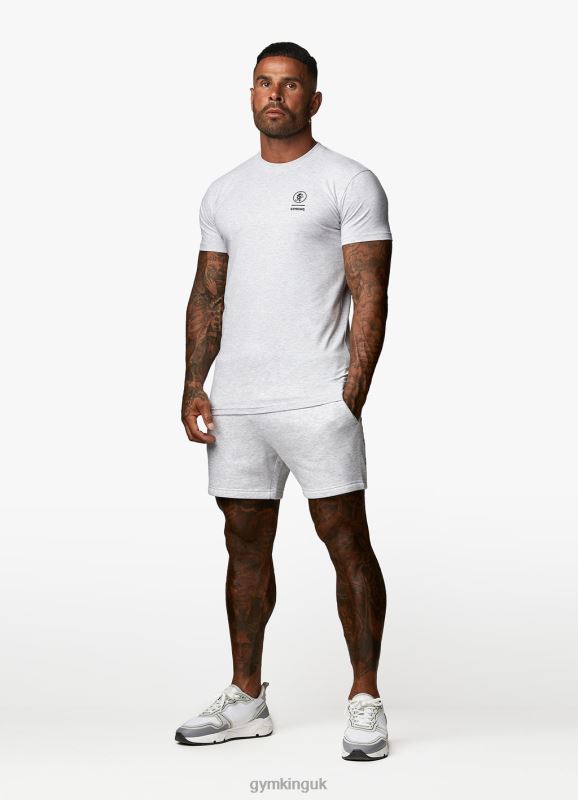 Gym King Aventus Short Snow Marl Men Clothing J2PFB101
