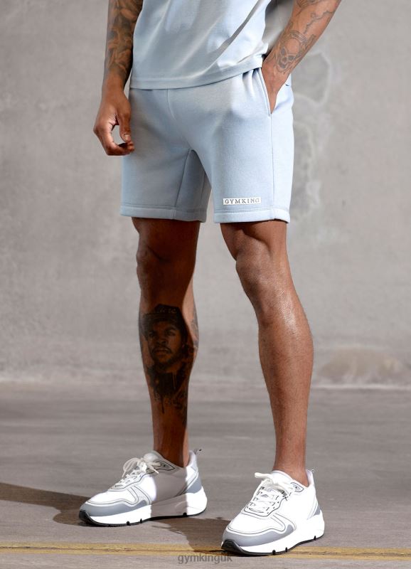 Gym King Box Logo Short Ashley Blue Men Clothing J2PFB95