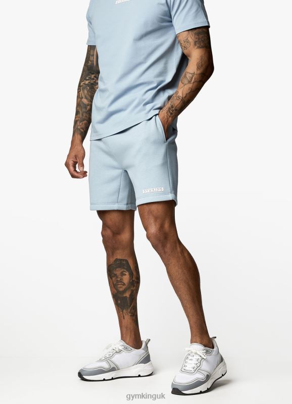 Gym King Box Logo Short Ashley Blue Men Clothing J2PFB95