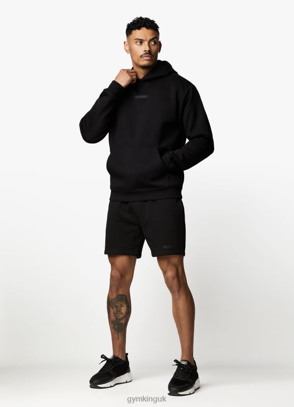Gym King Box Logo Short Black Men Clothing J2PFB133