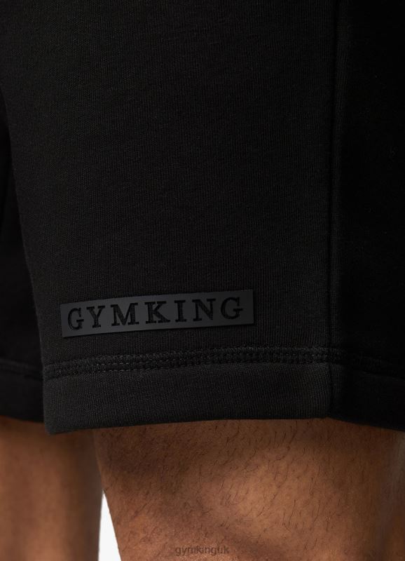 Gym King Box Logo Short Black Men Clothing J2PFB133
