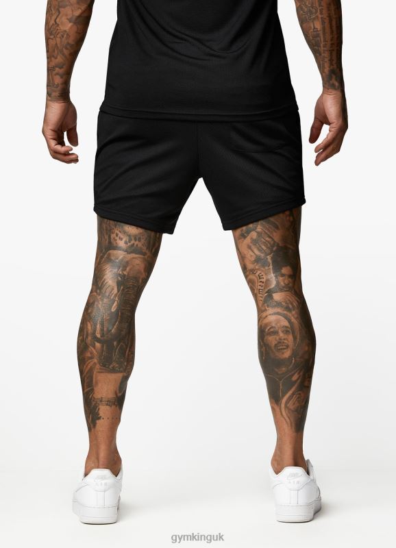 Gym King Brooklyn Mesh Short Black Men Clothing J2PFB136