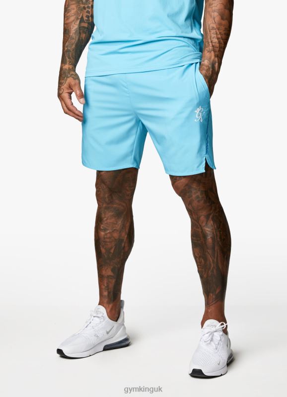 Gym King Contrast Flex 6\'\' Short Aqua/Blue Men Clothing J2PFB90