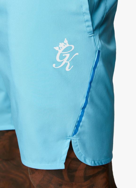 Gym King Contrast Flex 6\'\' Short Aqua/Blue Men Clothing J2PFB90