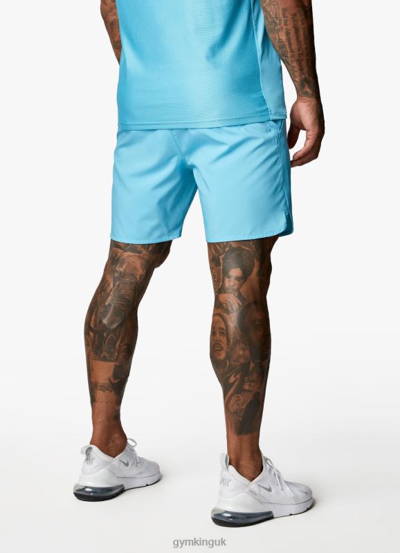 Gym King Contrast Flex 6\'\' Short Aqua/Blue Men Clothing J2PFB90
