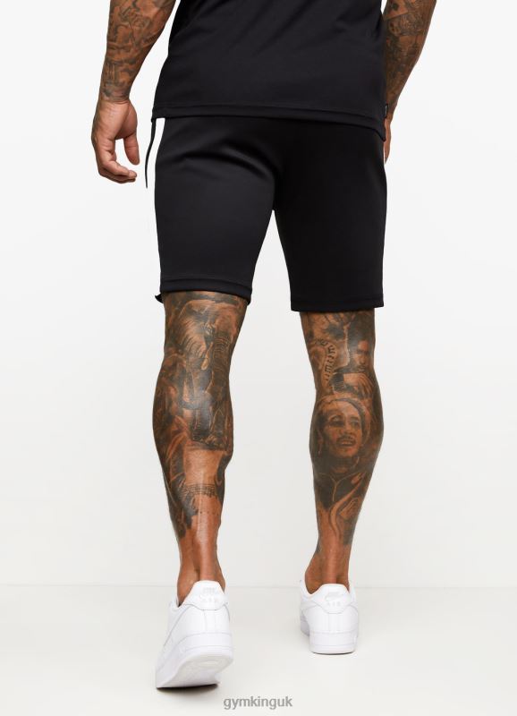 Gym King Core Plus Poly Short Black Men Clothing J2PFB83