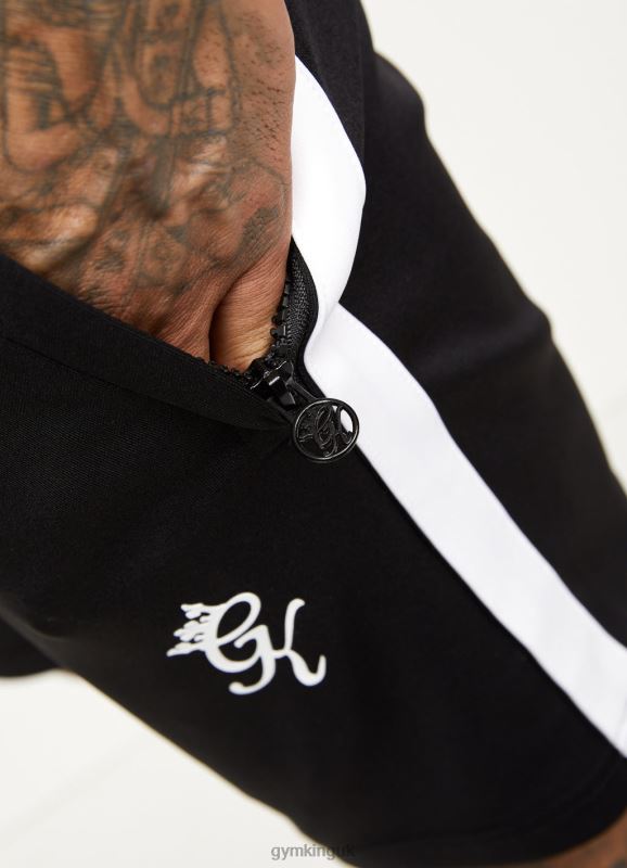 Gym King Core Plus Poly Short Black Men Clothing J2PFB83