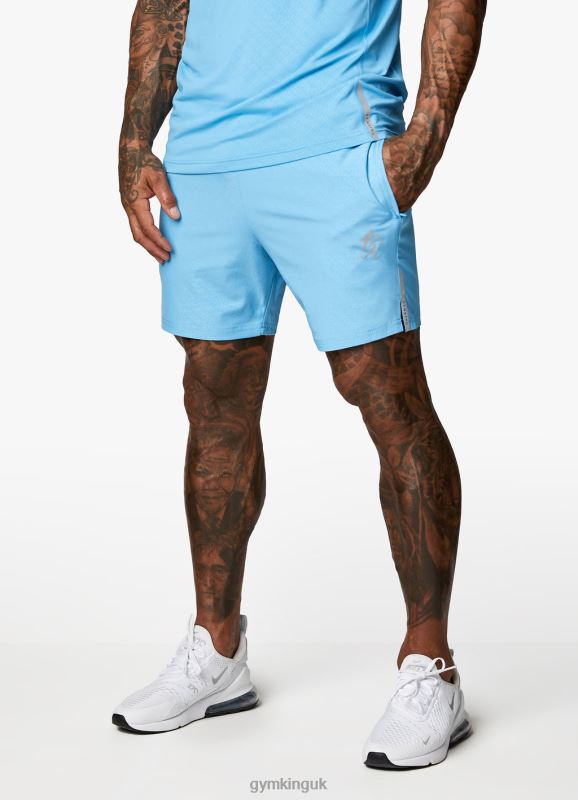 Gym King Debossed Energy Short - 6'' Blue Reef AOP Men Clothing J2PFB108
