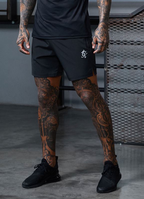 Gym King Energy Short Black Men Clothing J2PFB123
