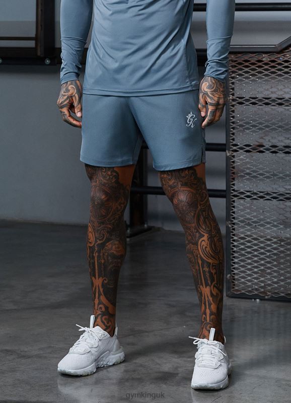 Gym King Energy Short Petrol Blue Men Clothing J2PFB144