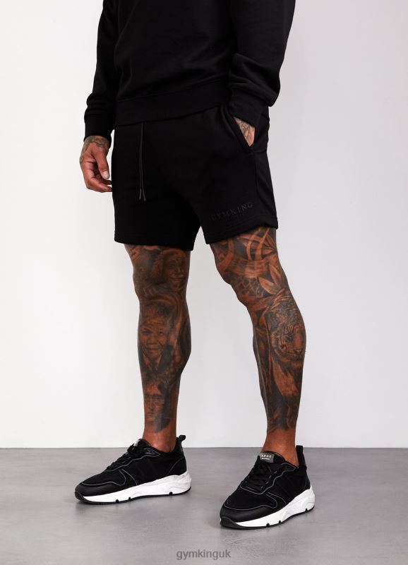 Gym King Est. Legacy Short Black Men Clothing J2PFB109