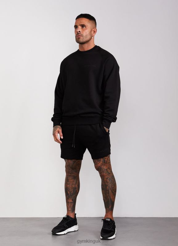 Gym King Est. Legacy Short Black Men Clothing J2PFB109