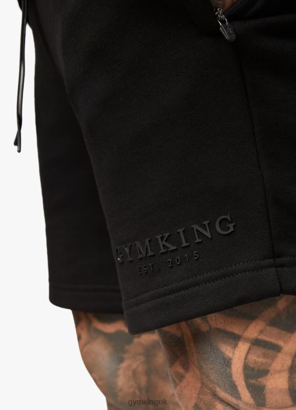 Gym King Est. Legacy Short Black Men Clothing J2PFB109