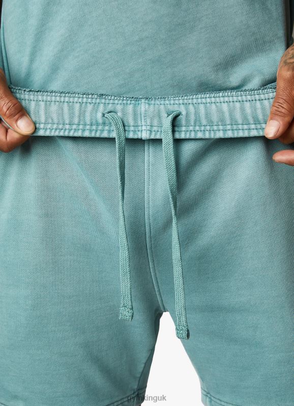 Gym King Est. Legacy Short Washed Ink Teal Men Clothing J2PFB93