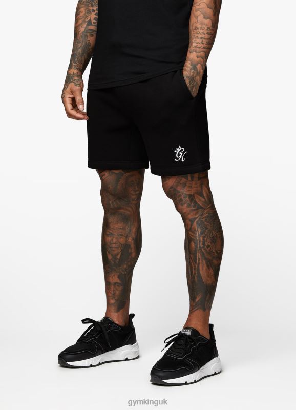 Gym King Fundamental Fleece Short Black Men Clothing J2PFB100