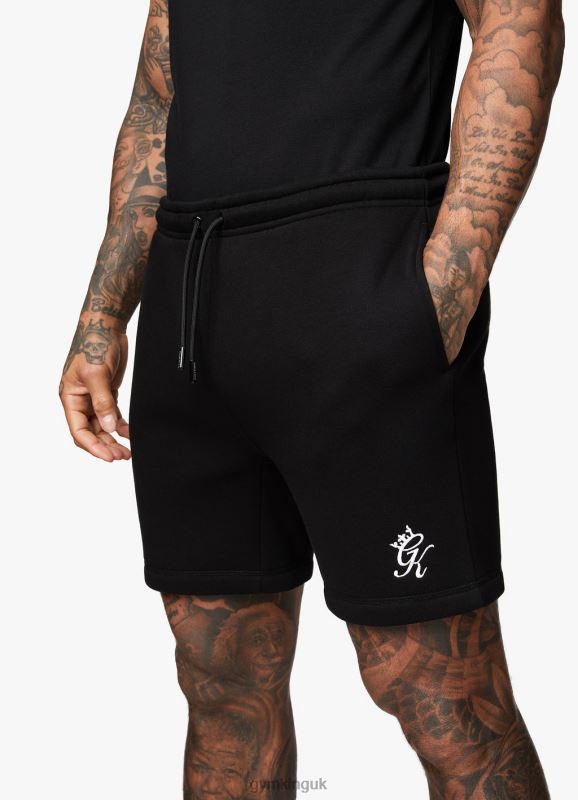 Gym King Fundamental Fleece Short Black Men Clothing J2PFB100