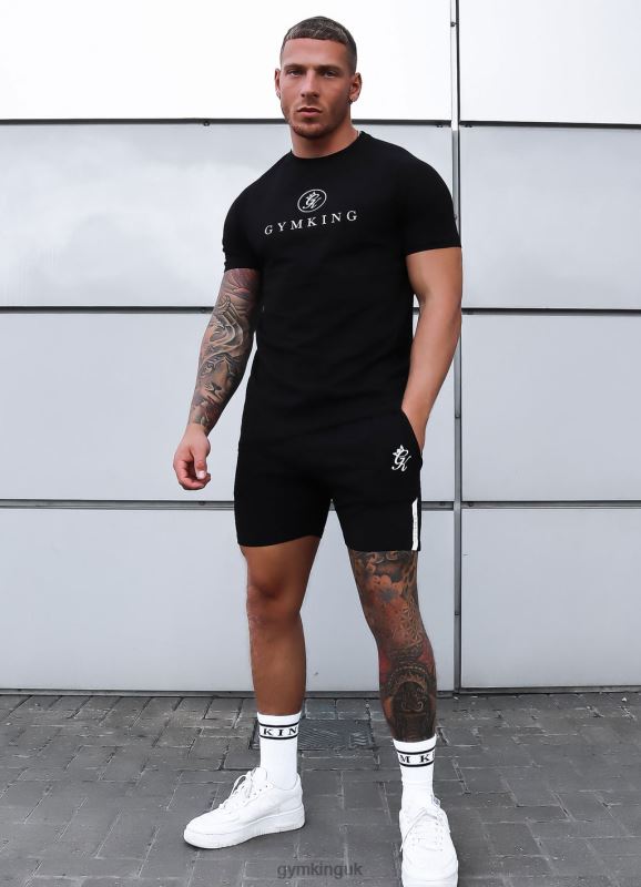 Gym King Pro Jersey Short Black Men Clothing J2PFB85