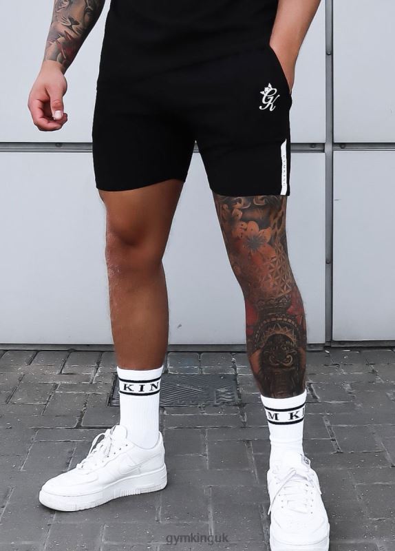 Gym King Pro Jersey Short Black Men Clothing J2PFB85