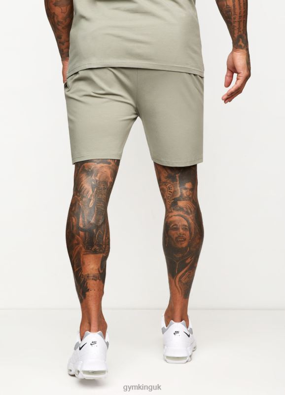Gym King Pro Jersey Short Soft Khaki Men Clothing J2PFB81