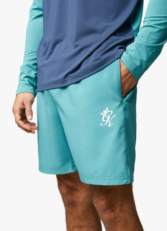 Gym King React Short - 6.5'' Ocean Teal/Moonlight Blue Men Clothing J2PFB148