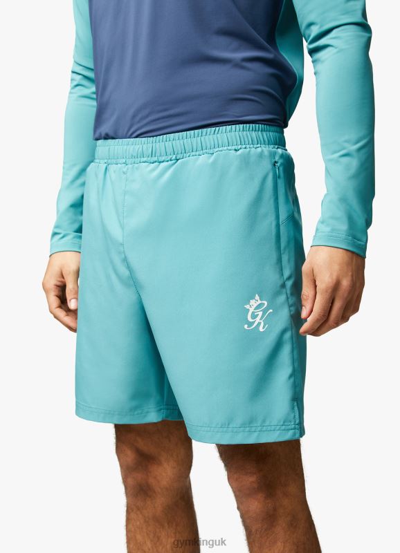 Gym King React Short - 6.5\'\' Ocean Teal/Moonlight Blue Men Clothing J2PFB148