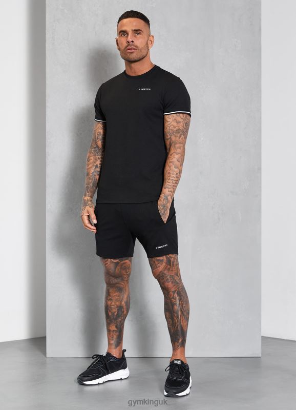 Gym King Signature Knit Short Black Men Clothing J2PFB114