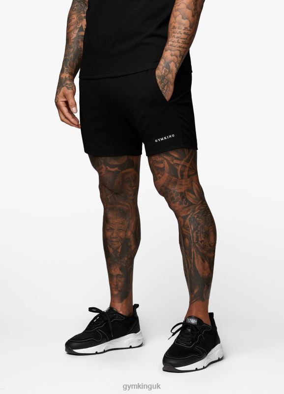 Gym King Signature Knit Short Black Men Clothing J2PFB114