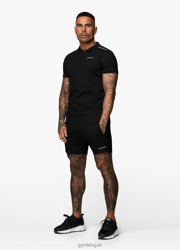 Gym King Signature Knit Short Black Men Clothing J2PFB114