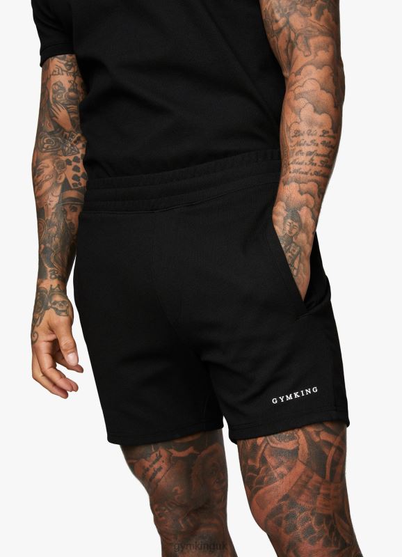 Gym King Signature Knit Short Black Men Clothing J2PFB114