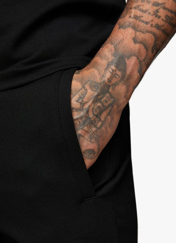 Gym King Signature Knit Short Black Men Clothing J2PFB114