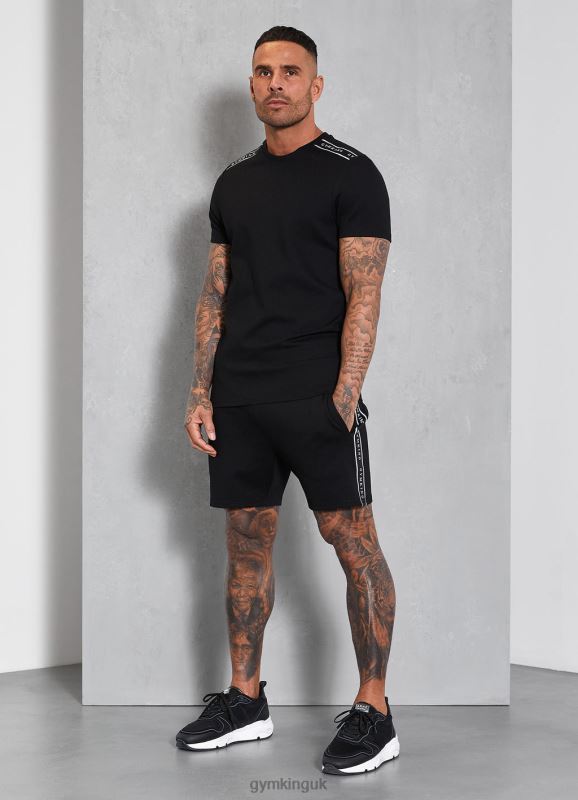 Gym King Signature Taped Short Black Men Clothing J2PFB125
