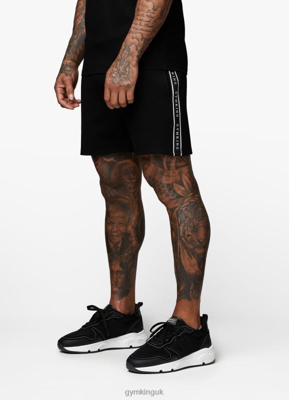 Gym King Signature Taped Short Black Men Clothing J2PFB125