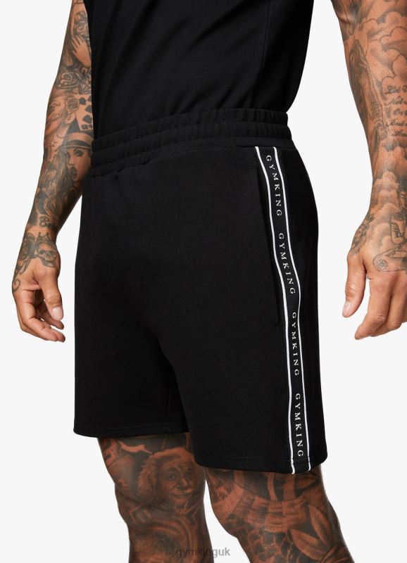 Gym King Signature Taped Short Black Men Clothing J2PFB125