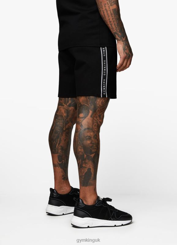 Gym King Signature Taped Short Black Men Clothing J2PFB125