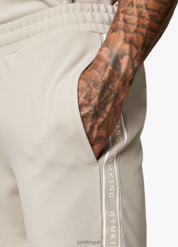 Gym King Signature Taped Short Sand Men Clothing J2PFB130