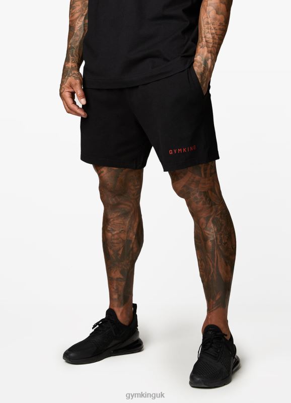Gym King Training Division Short Black/Red Men Clothing J2PFB124
