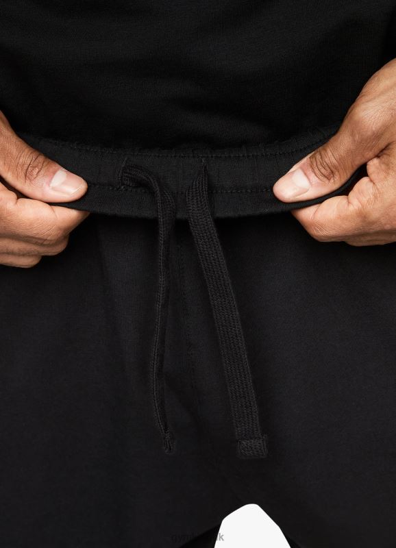 Gym King Training Division Short Black/White Men Clothing J2PFB129