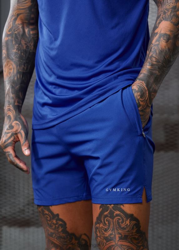 Gym King Uprising Short Electric Blue Men Clothing J2PFB150