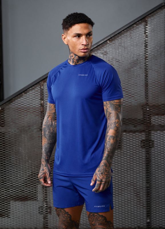 Gym King Uprising Short Electric Blue Men Clothing J2PFB150