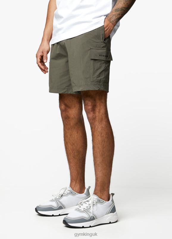Gym King Utility Woven Cargo Short Olive Men Clothing J2PFB143