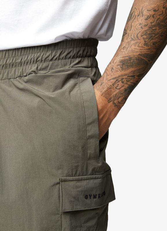 Gym King Utility Woven Cargo Short Olive Men Clothing J2PFB143
