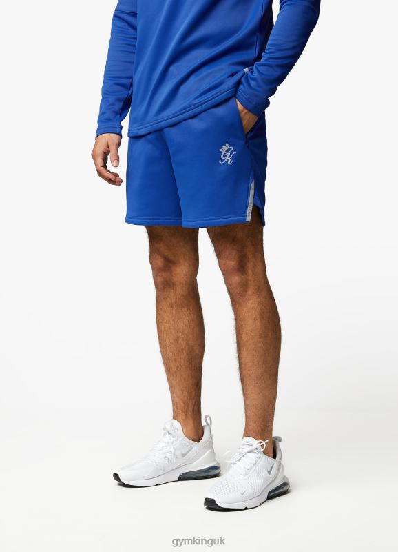 Gym King Velocity Tech Short Electric Blue/Black Men Clothing J2PFB149