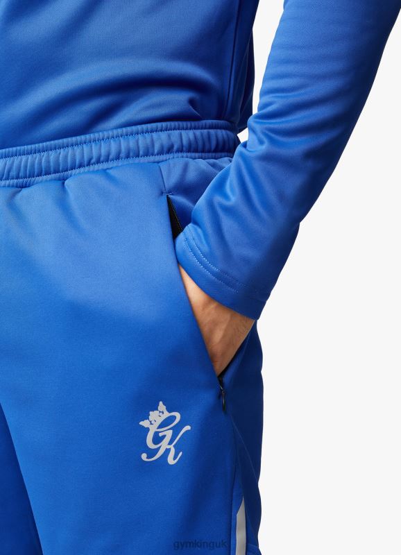 Gym King Velocity Tech Short Electric Blue/Black Men Clothing J2PFB149