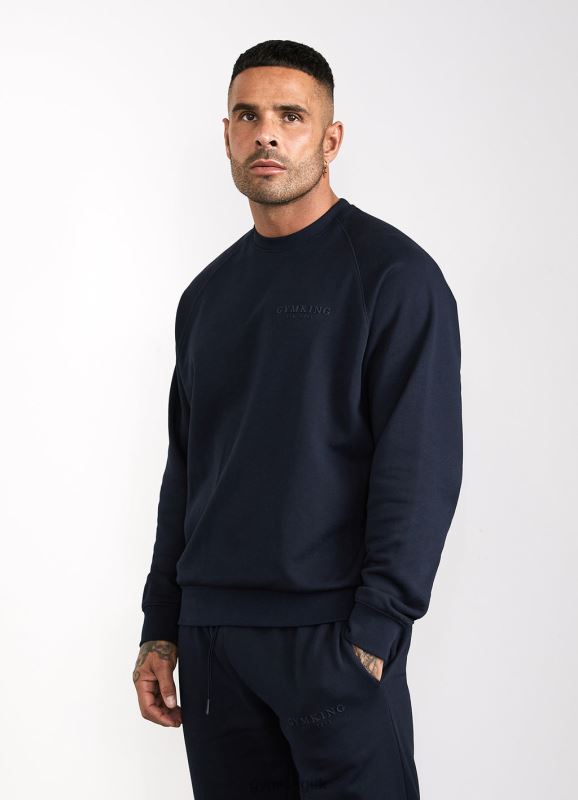 Gym King Est. Legacy Crew Navy Men Clothing J2PFB214