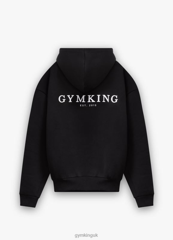 Gym King X Aspinall Limited Edition Established Hood Black Men Clothing J2PFB209